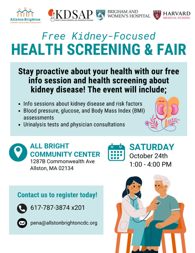 Free Kidney Health Screening & Fair
